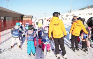 çocuklar için kayak ekipmanları